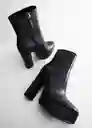 Botines Duma Negro Talla 38 Mujer Mango