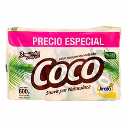 Jirafa Jabón en Barra para Prendas Delicadas con Olor a Coco