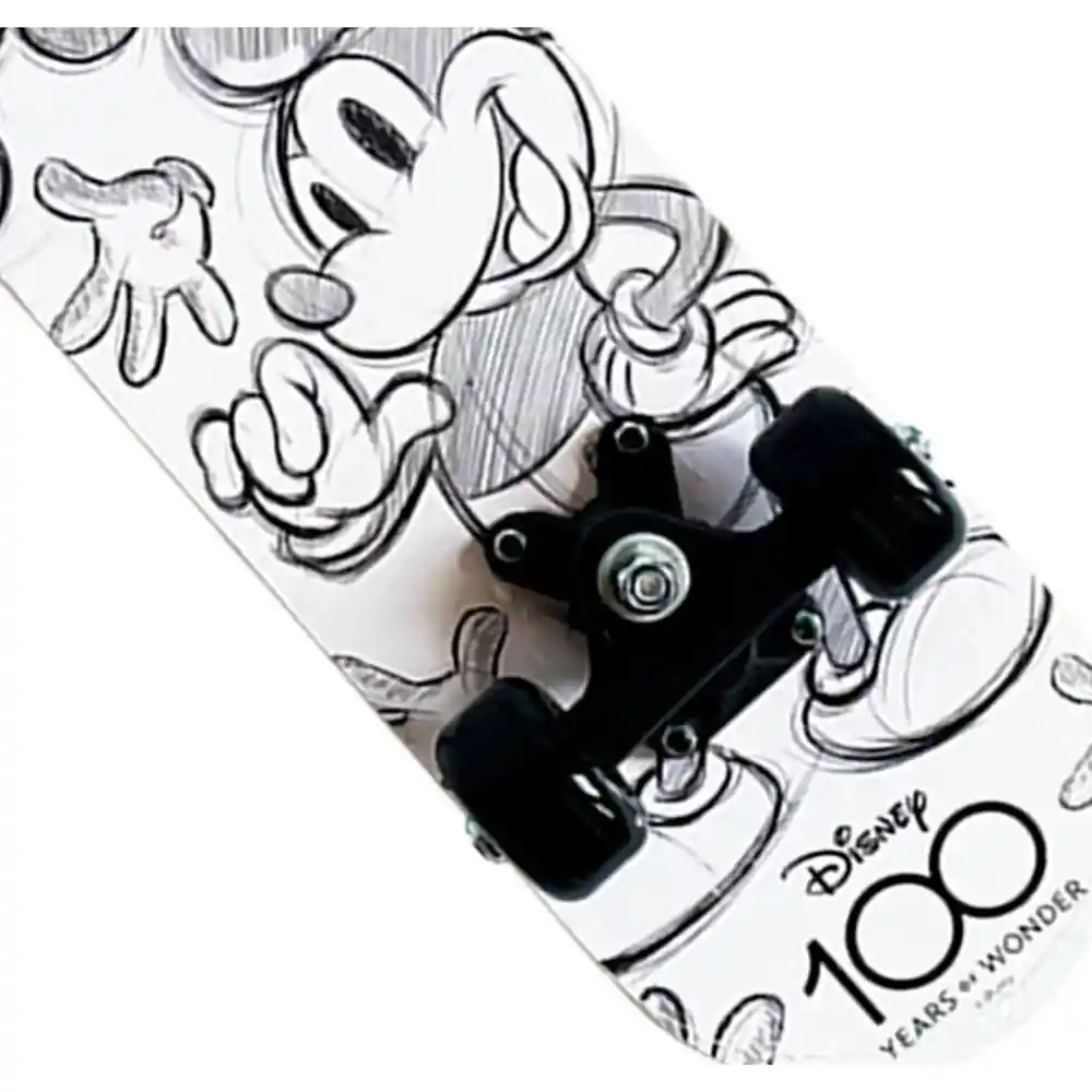 Patineta Infantil Blanco Negro Mickey Disney Zs15476