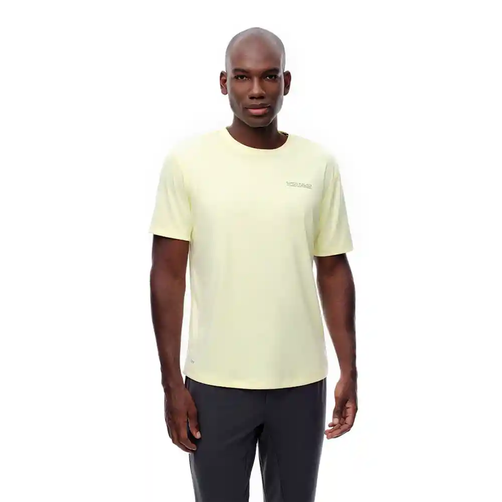 Camiseta Manga Corta en Interlock Poliéster Masculino Camo Gef Talla S