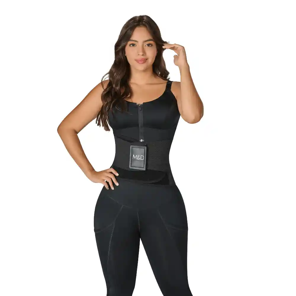 Cinturón Deportivo Myd Neopreno Negro M Cn0152