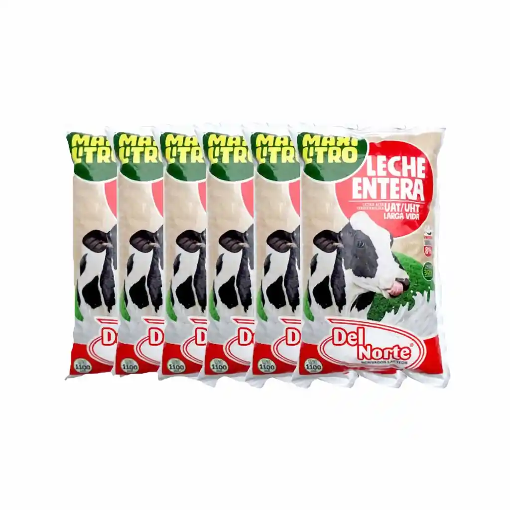 Del Norte Leche Entera Larga Vida