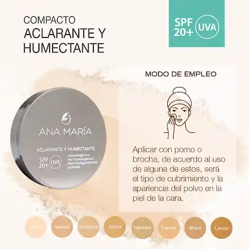 Kaloe Polvo Compacto Control Imperfecciones SPF 12 Almendra