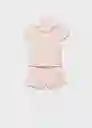 Pijama Sweet Rosa Talla 12 Niñas Mango