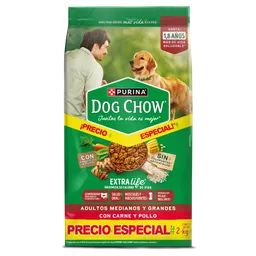 Comida para perro Dog Chow Adulto medianos y grandes x 2 kg OFERTA