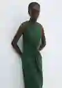 Vestido Fertina Verde Talla XS Mujer Mango