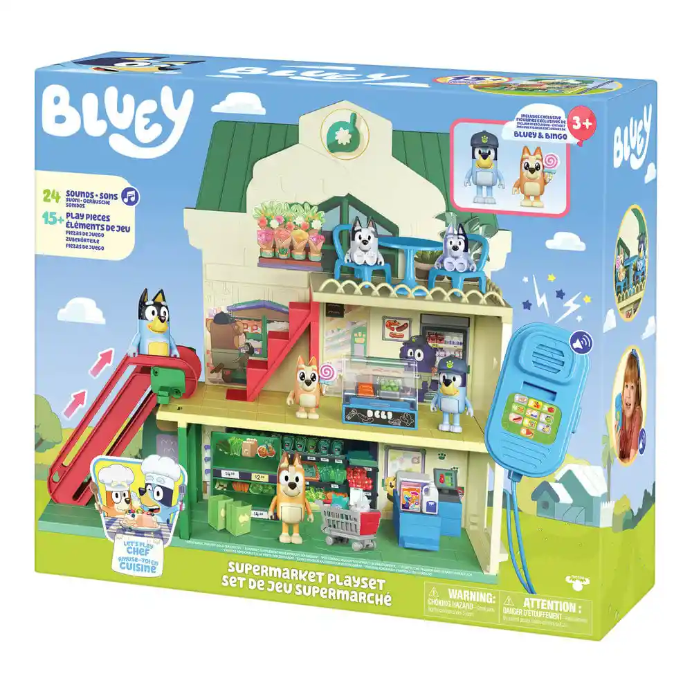 Bluey S13 Chef - Set Juego Supermercado