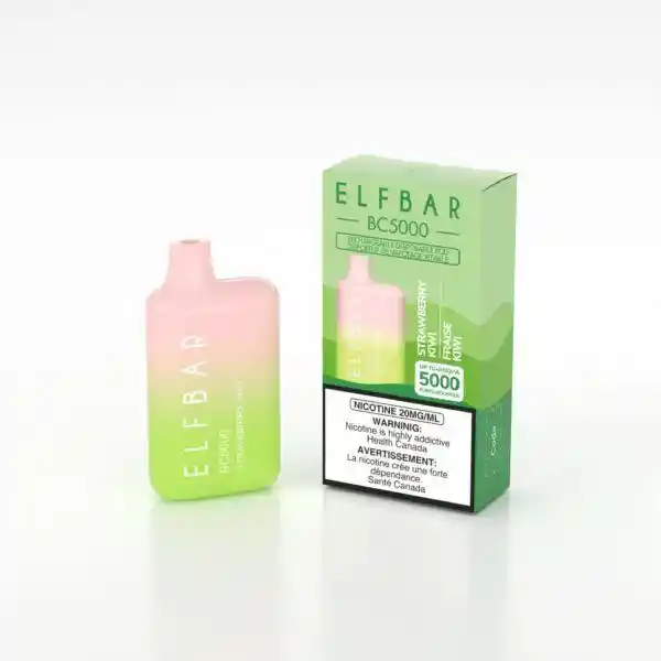Elfbar Vaporizador Recargable BC5000 Sabor Fresa Kiwi