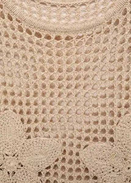 Top Borabora Piedra Talla M Mujer Mango