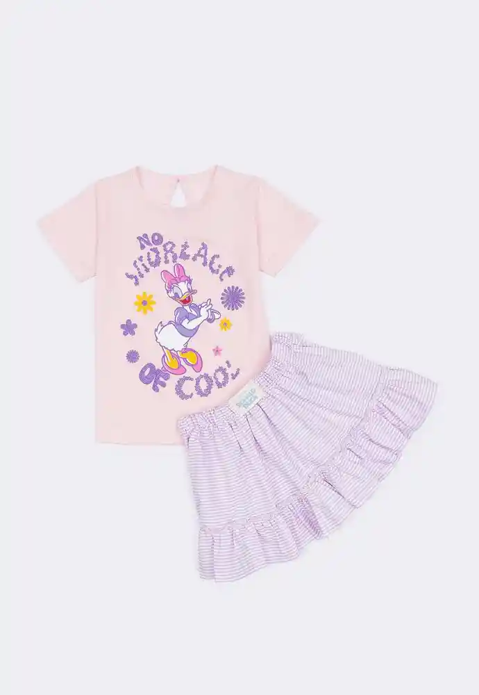 Conjunto Corto 3t-rosado