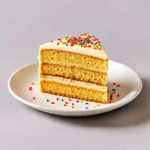 Porcion de Torta Cubierta Chispitas