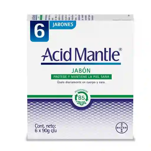 Acid Mantle Jabón Con Pro-Vitamina B5 Para Cuerpo y Cara