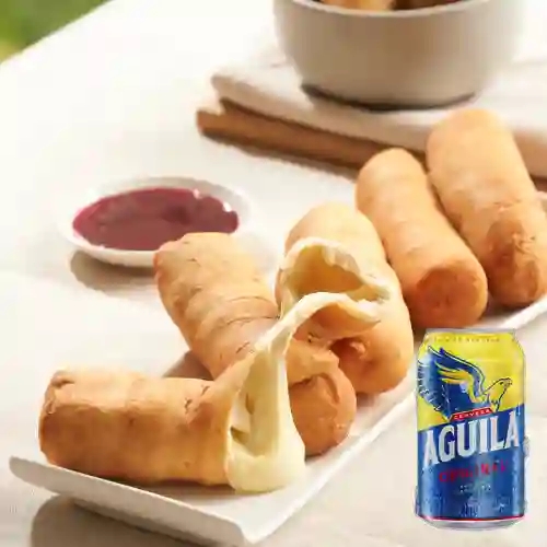 Combo Palito de Queso Grande + Aguila Orig Lta 330ml