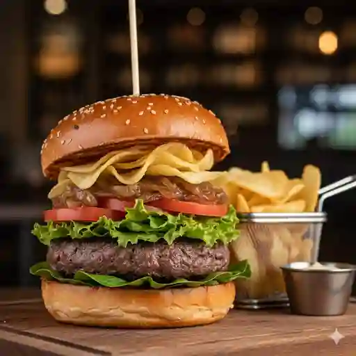 Hamburguesa sencilla