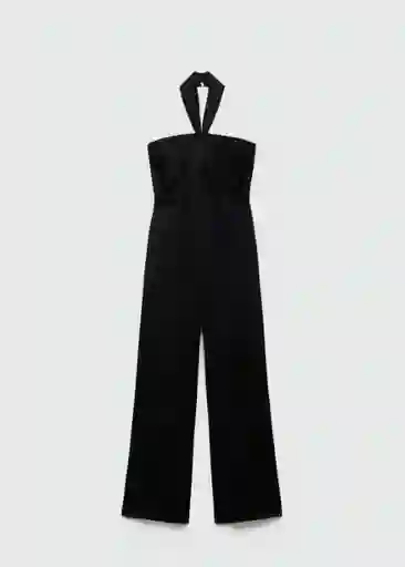 Enterizo Mono Mony Negro Talla S Mujer Mango