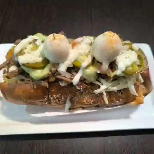 Fusión hot dog mexicano