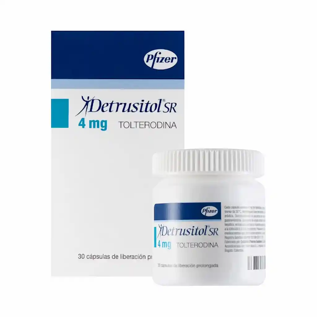 Detrusitol Pfizer Antimuscarinico Capsulas