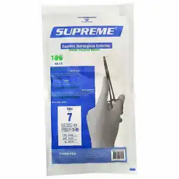 Supreme Guante Quirúrgico Estéril Talla 7