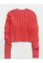 Suéter Aerie Rojo Talla MEDIUM American Eagle