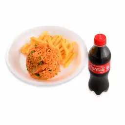 Combo Arroz Con Pollo + Papa Francesa + Coca Cola