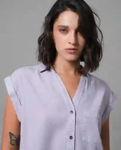 Camisa Mujer Morado L 210 210G003_MOR163812 Rifle