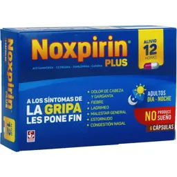 Noxpirin Plus (50 mg/30 mg/5 mg/10 mg) 12 Cápsulas