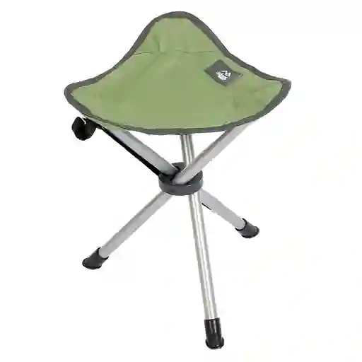 Banquito Camping Trípode Verde Alpes