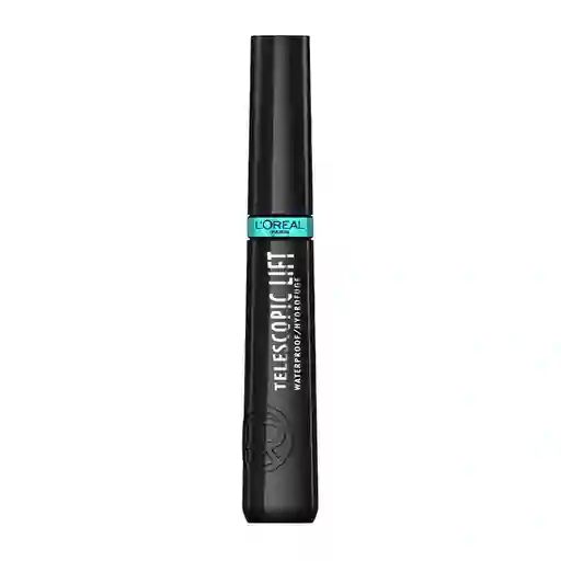 Pestañina L’Oréal Paris Telescopic Lift Negra A Prueba De Agua 10 ml