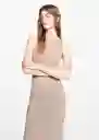 Vestido Cannes Beige Talla 20 Niñas Mango