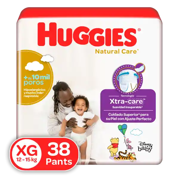 Huggies Pañal Infantil Desechable Pants Natural Care