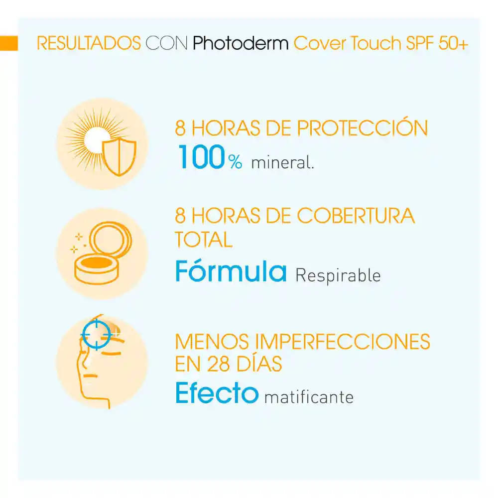 Bioderma-Photoderm Protector Solar Cover Touch Teinte Doree