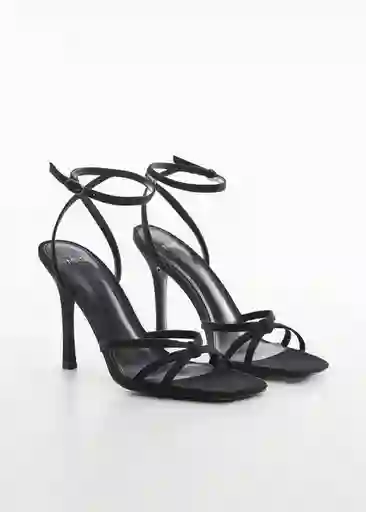 Sandalias Zas Negro Talla 40 Mujer Mango