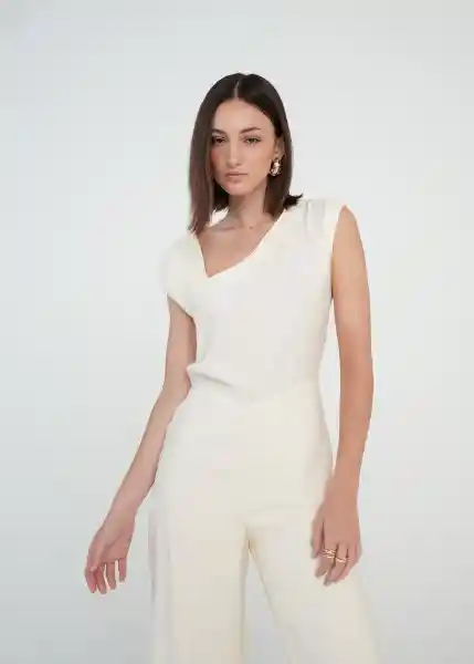 Enterizo Lis Mujer Crudo Novia Claro Talla L 569g352 Naf Naf