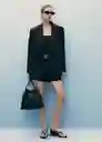 Short Zoey Tejano Negro Talla 40 Mujer Mango