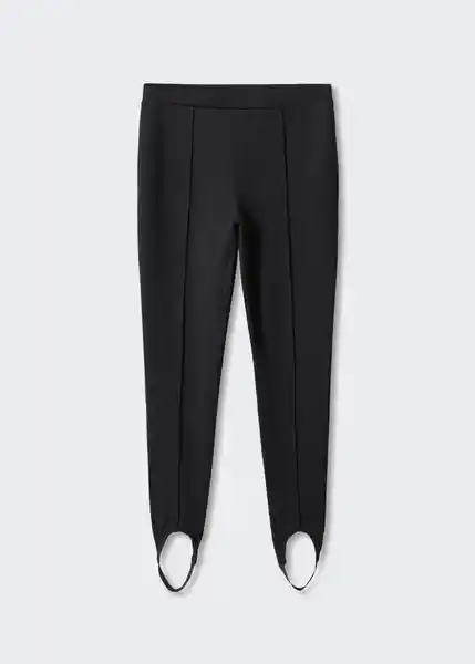 Pantalón Legging Alamar Negro Talla 24 Mujer Mango