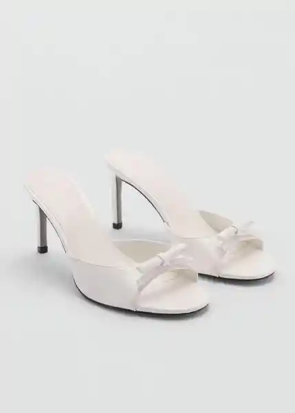 Sandalias Noemi Blanco Talla 41 Mujer Mango