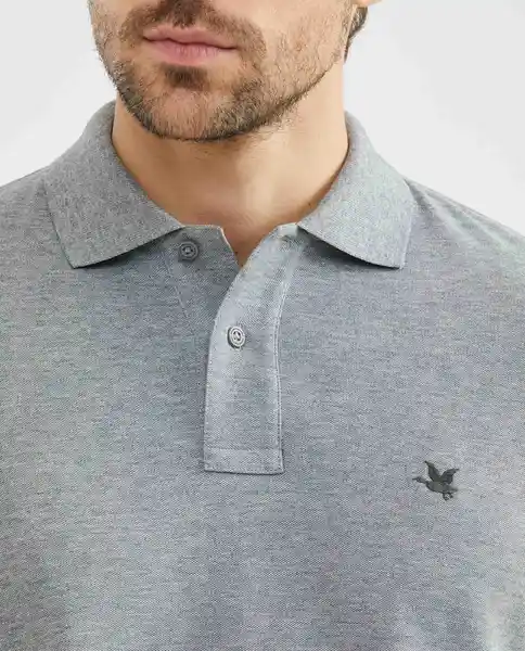 Camiseta Clasic Masculino Gris Plateado Medio M Chevignon