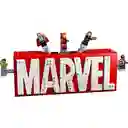 Lego Set de Construcción Logotipo Marvel y Minifiguras