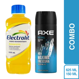 Axe Desodorante Ice Chill + Electrolit Rehidratante Maracuyá