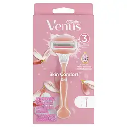 GILLETTE Venus Spa Cuchilla de Afeitar Mujer Máquina de Afeitar Depilación Corporal con barras Humectantes 1 Ud