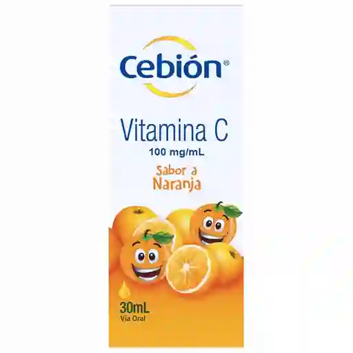 Cebión Vitamina C en Gotas para niños sabor a Naranja con 30ml