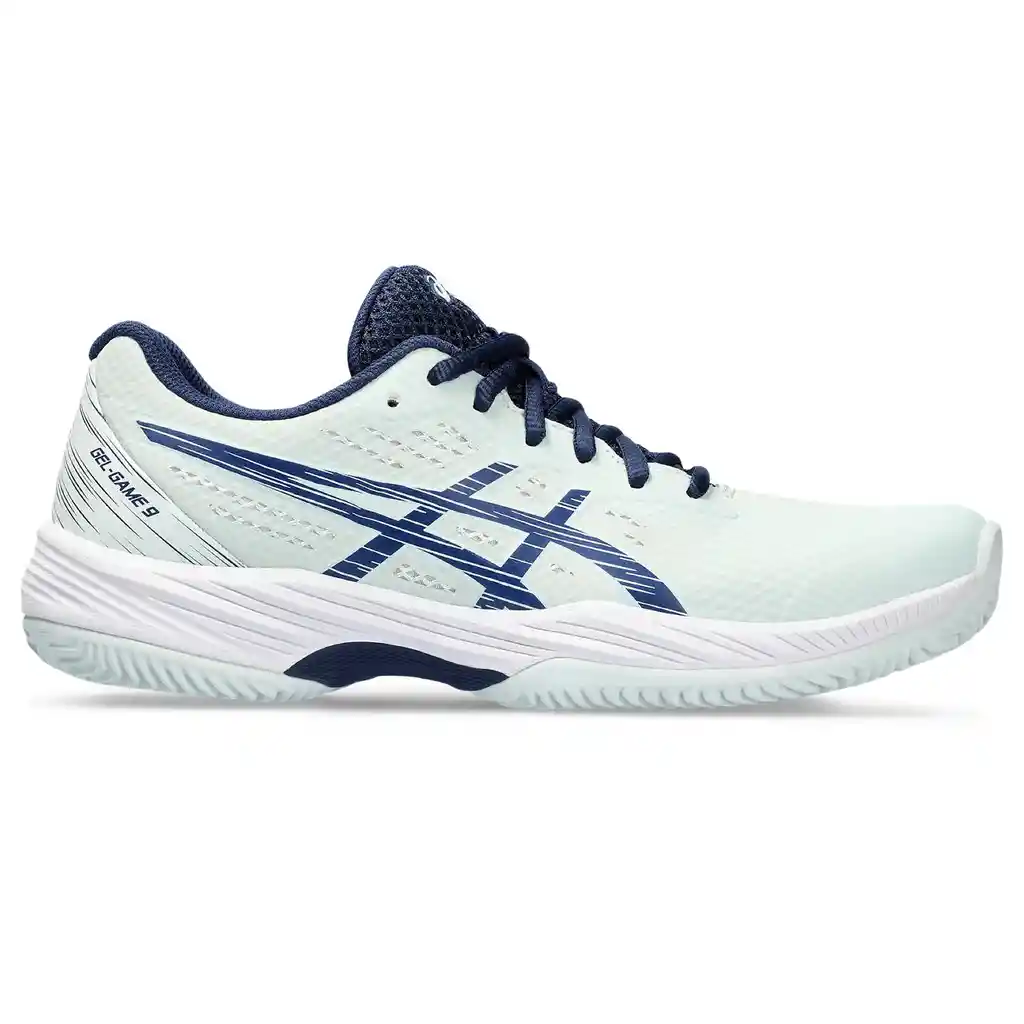 Asics Zapatos Gel-Game 9 Clay/Oc Mujer Azul Talla 6.5