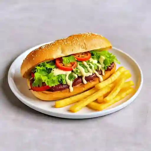 Chori completo argentino