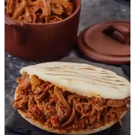 Arepa con Carne