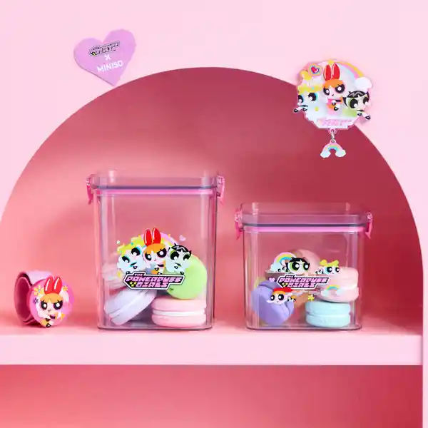 Contenedor Grande Serie Las Chicas Superpoderosas Miniso