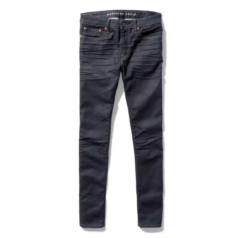 Jean Slim Straight Azul Talla 33 X 30 Hombre American Eagle