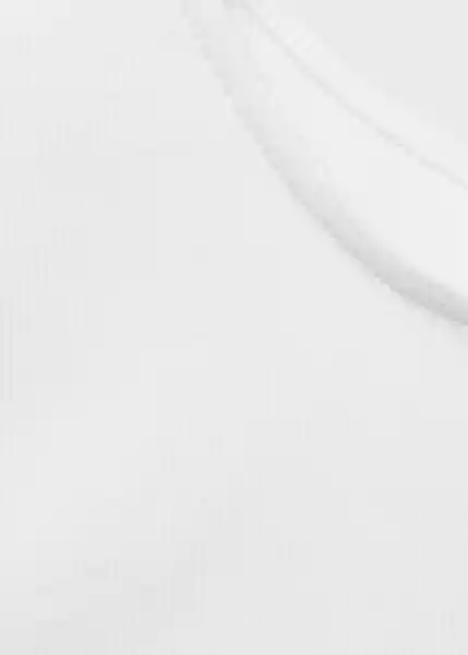 Top Turn Off White Talla 19 Teen Niñas Mango