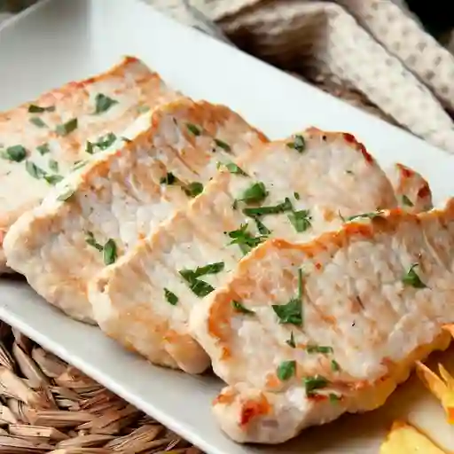 Carne de cerdo a la plancha