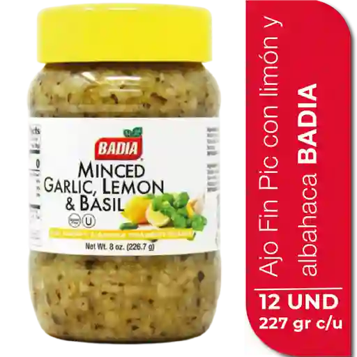 Badia Ajo Picado Con Limón y Albahaca 226.7 g