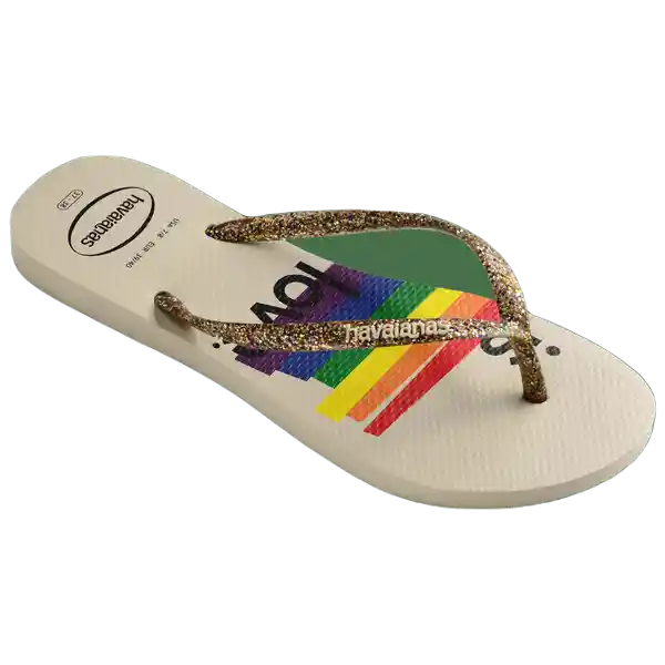 Sandalias Slim Pride II Beige Talla 36 4147797 Havaianas